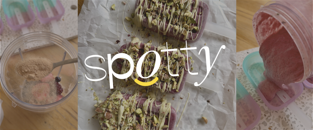 Mixed Berry and Coconut Ice Cream by @glowbygrace__